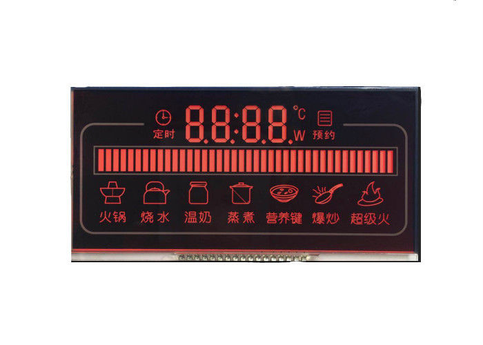 7 Anzeigen-Modul kundengebundenes Größe Lcd-Schirm des Segment-VA Lcd negatives Segment Lcd-Modul der Lcd-Anzeigen-Stellen-16