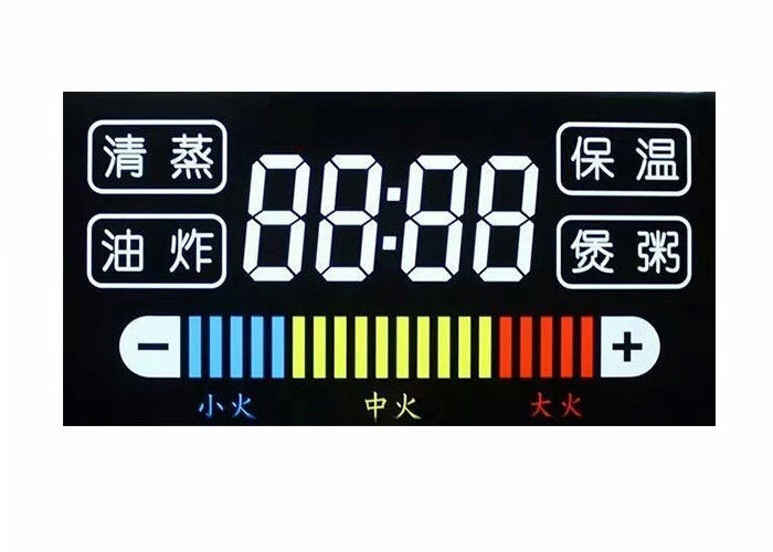 7 Anzeigen-Modul kundengebundenes Größe Lcd-Schirm des Segment-VA Lcd negatives Segment Lcd-Modul der Lcd-Anzeigen-Stellen-16