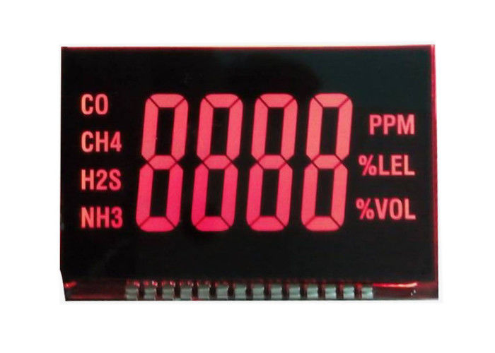 Negativer Lcd-Bildschirm hochauflösender Segment Lcd-Bildschirm des Lcd-Anzeigen-Modul-7 Schwarzweiss-Lcd-Modul