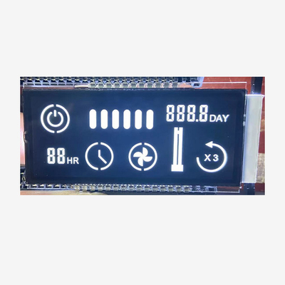 Kundenspezifische einfarbige Anzeige TN Lcd, Digital-Segment Lcd-Anzeige für Auto-Monitor