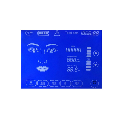 3-stelliges 7-Segment-LCD-Panel in benutzerdefinierter Größe, positiver digitaler LCD-Bildschirm der Klimaanlage