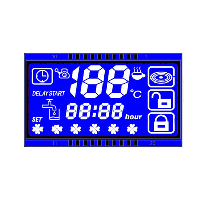 Schönheits-Ausrüstungs-LCD-Anzeige in Sondergröße, 6-Uhr-Negativ-HTN-LCD-Anzeige