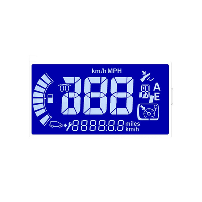 TN 6-Uhr-monochromes transflektives benutzerdefiniertes LCD-Display für Instrumente