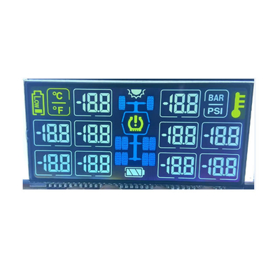 Panel-Positiv-Digital-Lcd-Bildschirm in Sondergröße, 6-stellige 7-Segment-LCD-Anzeige