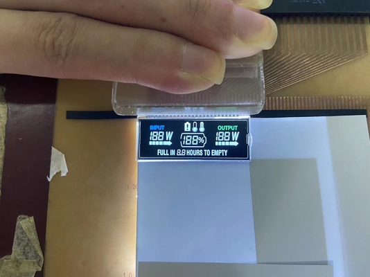 Custom Negative VA LCD Display 12 O ClockLcd Display Transmissive Digit Graphic Lcd Glass Va Panel für die Stromversorgung