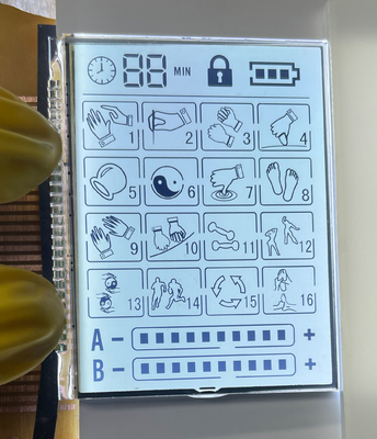 3.6V Positive Matrix HTN LCD-Display Transmissive Graphische LCD-Bildschirm für Massager