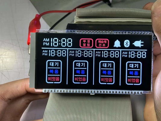 Custom Negative VA 6 O Clock LCD Display Transmissive Digit Graphic LCD Glas Va-Panel für das Smart House