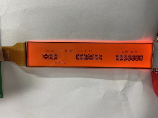 Positive Matrix HTN-LCD-Display Monochrom 7 Segmente Übertragbare Grafik-LCD-Bildschirm für Audio