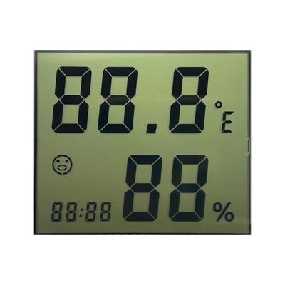 3.0 V Transmissive TN LCD Display Segment Code LCD Bildschirm für Hygrothermographen