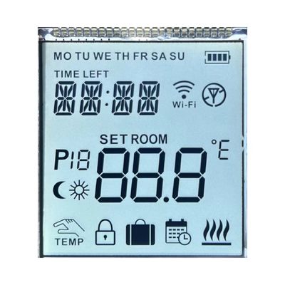 4.2 V Positiver HTN 12 O' CLOCK Transflexions-Temperaturregelungs-Segment-Code-Bildschirm