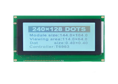 Punktematrix-Anzeige T6963c-Prüfer-22 Stifte geführte, 5,1 Zoll 240 x 128 Spi Lcd Anzeigen-Modul 