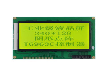 5,3 Zoll grafisches LCD-Modul 240 x 128 negativer T6963c Prüfer der Entschließungs-STN