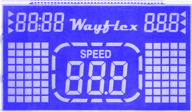 Stellen-Charakter-blaue Film Lcd-Anzeige, programmierbare Lcd-Anzeige für laufende Maschine/Sport-Maschinen