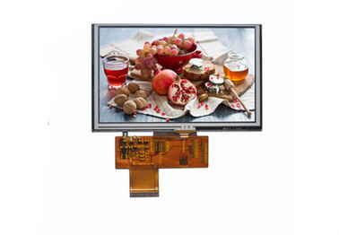 Entschließungs-kapazitives mit Berührungseingabe Bildschirm 5 Zoll TFTs Lcd Anzeigen-800 x 480 für industrielle Ausrüstung