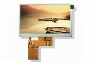 Kundenspezifische transparente 4,3 TFT LCD Anzeige, 480 * 272 Punkt TFT-Farbbildschirm mit 24 Bit