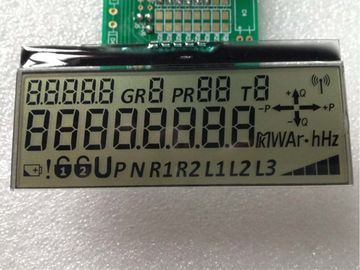 17 Segment der Stellen-7 kundenspezifisches Lcd-Modul, Metallpin Transflective Lcd Serienenergie-Meter des Anzeigen-Zahn-I2C