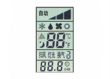 Segmentanzeige-reflektierendes Stelle LCD-Modul Gewohnheit TN positives Lcd 7 für Klimaanlagen-Direktübertragungs-Prüfer
