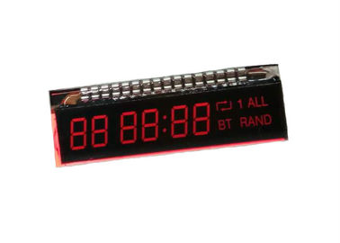 Sieben Segment negative LCD-Anzeige mit Metallpin-Verbindungsstück für elektronischen Timer