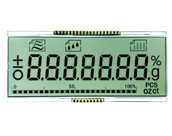 Einfarbige Stelle TN LCD des Anzeigen-7 Segment-4 alphanumerisch mit wasserdichtem Verbindungsstück 18 Pin