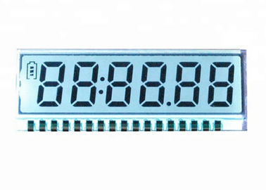 Weiße Anzeige Farbe-TN LCD kundenspezifisches numerisches LCD-Mono-Bildschirm-Modul