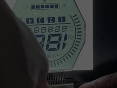 HTN-LCD-Bildschirm Monochrom 7-Segment-LCD-Grafikbildschirm für Instrumente