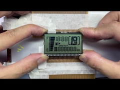 Hochwertiges, maßgeschneidertes HTN-LCD-Display mit acht Formen, Monochrom, 7-Segment-LCD-Bildschirm für Motorräder